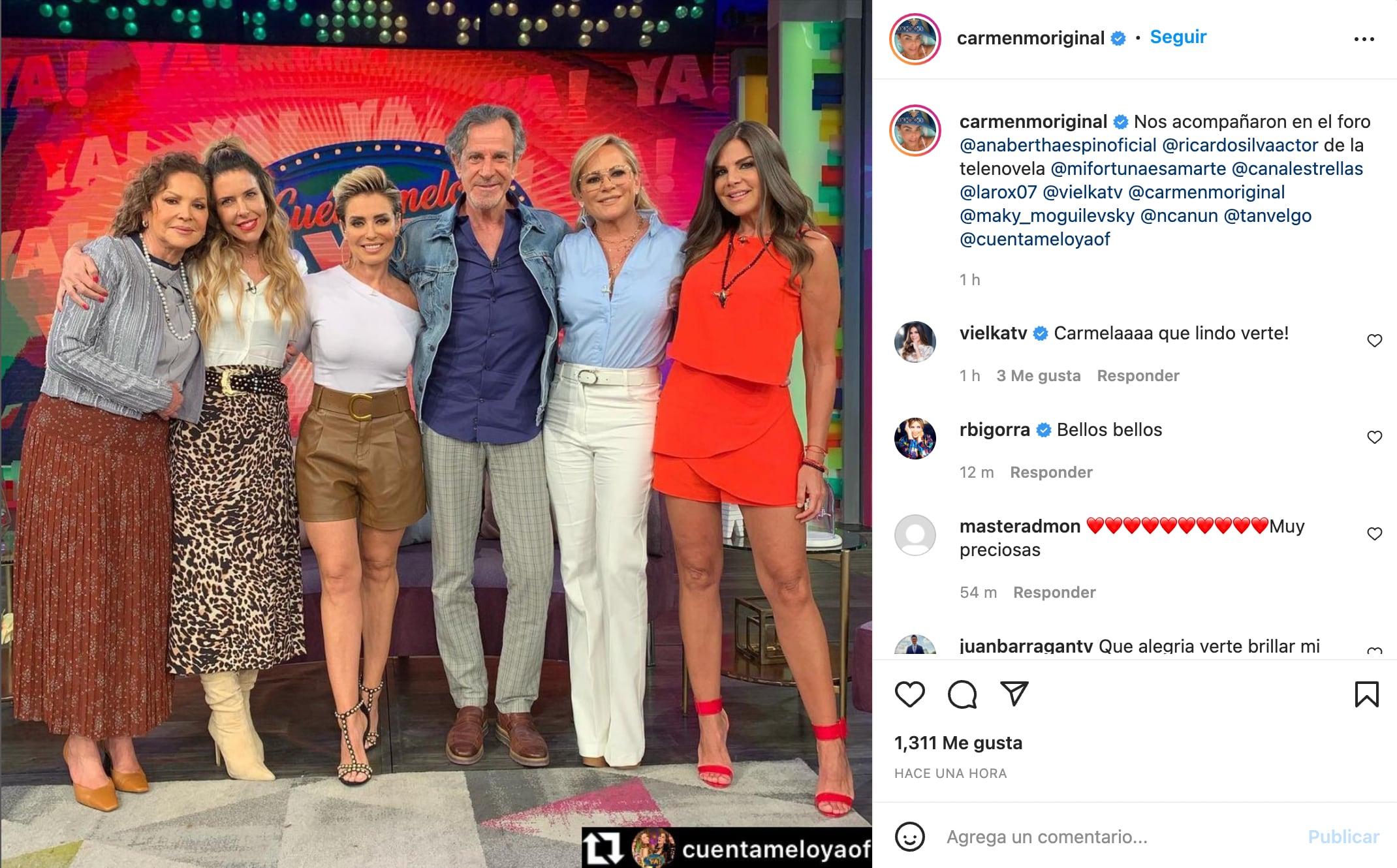 Carmen Muñoz en Cuéntamelo Ya