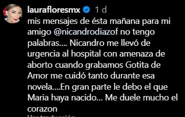 Laura Flores y Nicandro Díaz