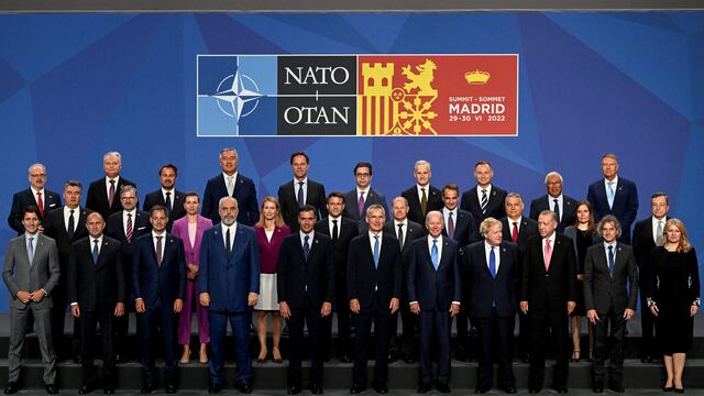 Cumbre de la OTAN celebrada en Madrid, España el 28 y 29 de junio 2022/AFP