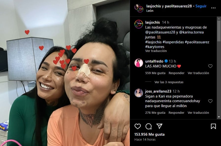 Paolita Suárez y Karina Torres