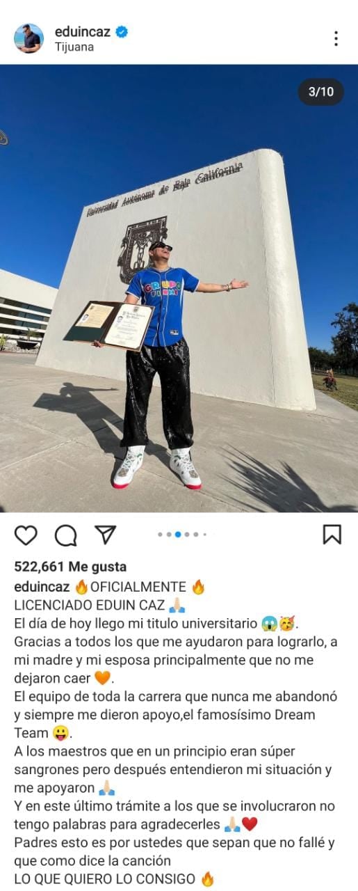 Publicación de Instagram