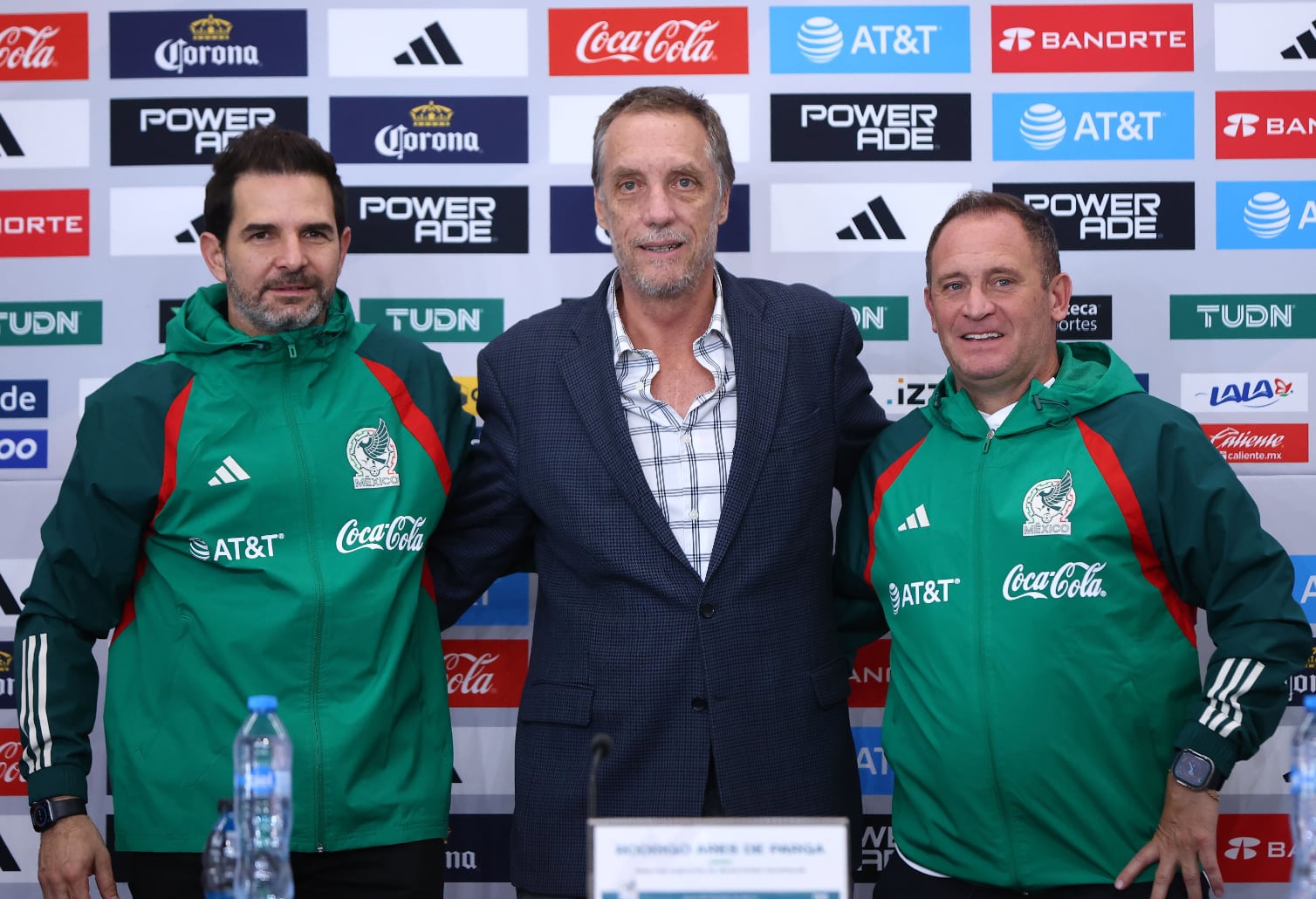 Duilio Davino y Andrés Lillini, presentados en la nueva estructura de la Selección Mexicana.