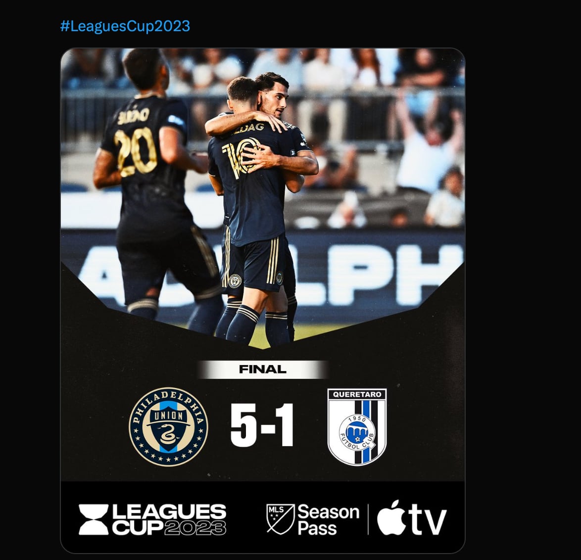 Querétaro cayó por goleada en la Leagues Cup