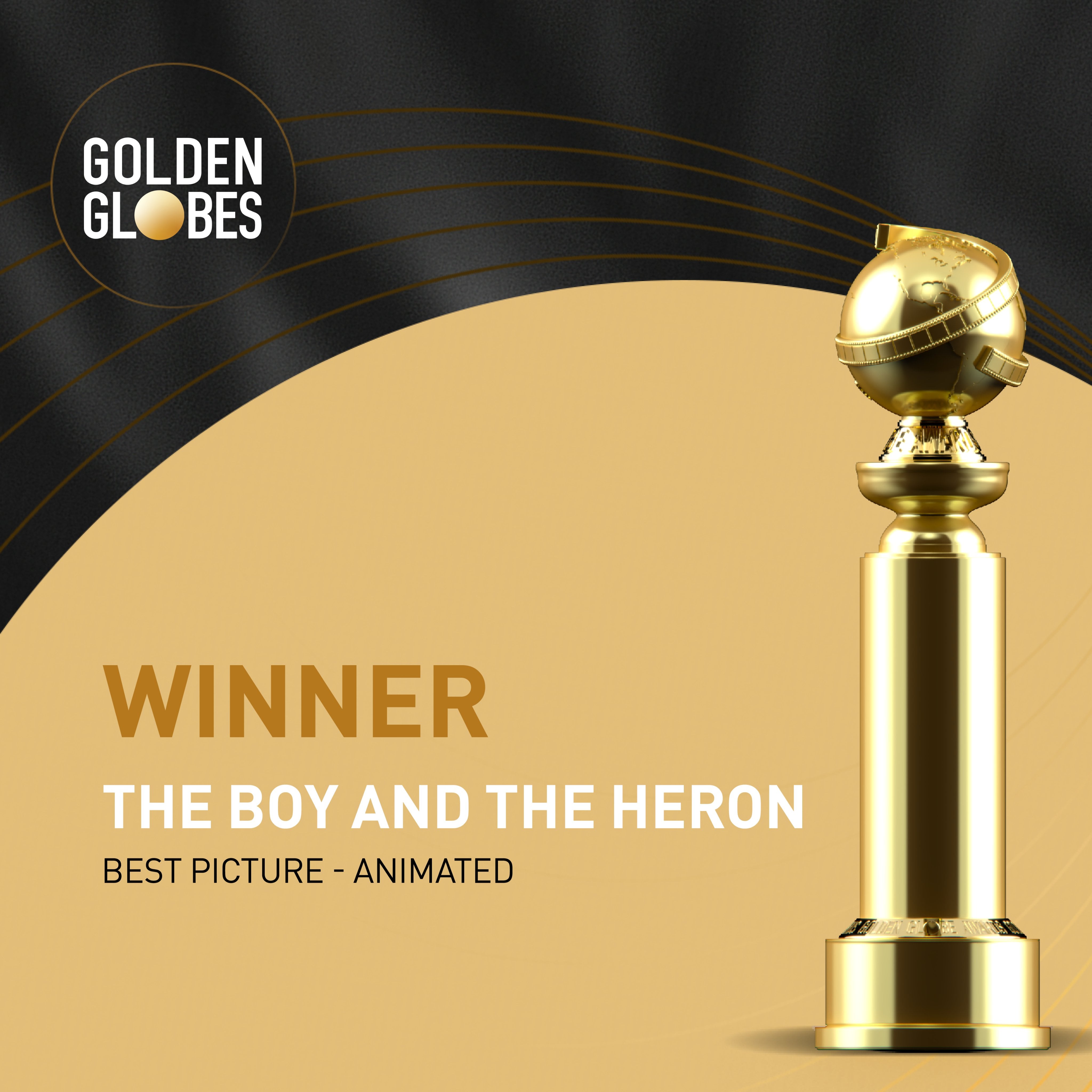 The Boy and the Heron, ganadora Globos de Oro 2024