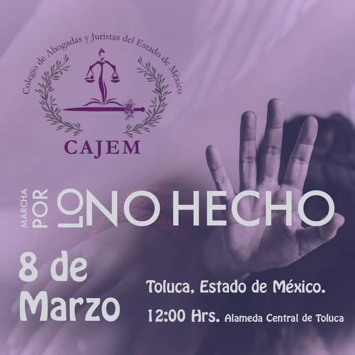 Marcha 8M 2025 en Estado de México
