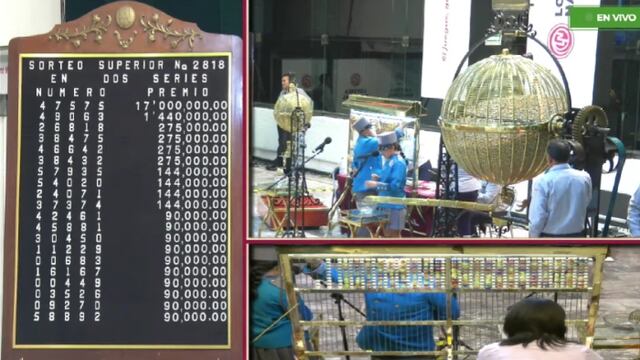 Resultados Sorteo Superior 2818 de Lotería Nacional: Ganadores de hoy 23 de agosto