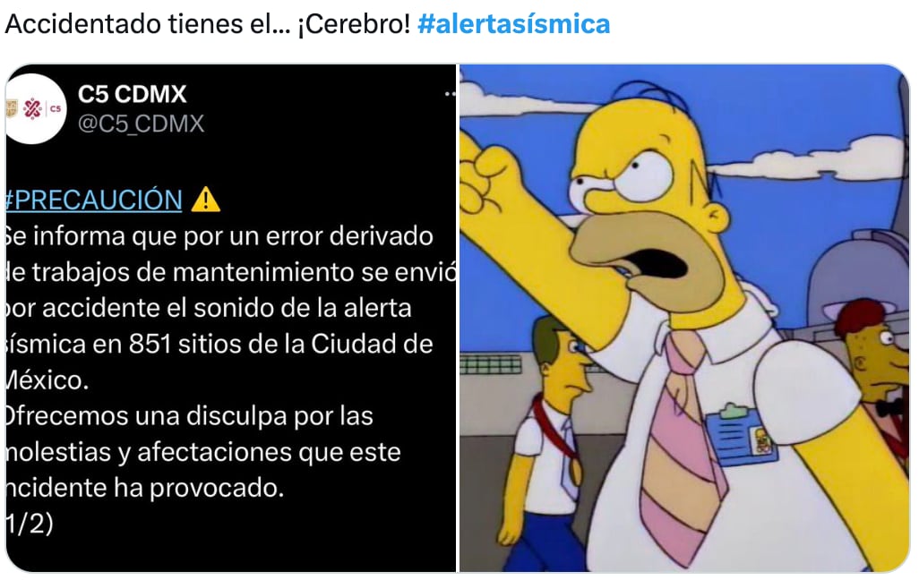 Memes se desatan tras la alerta sísmica activada por error