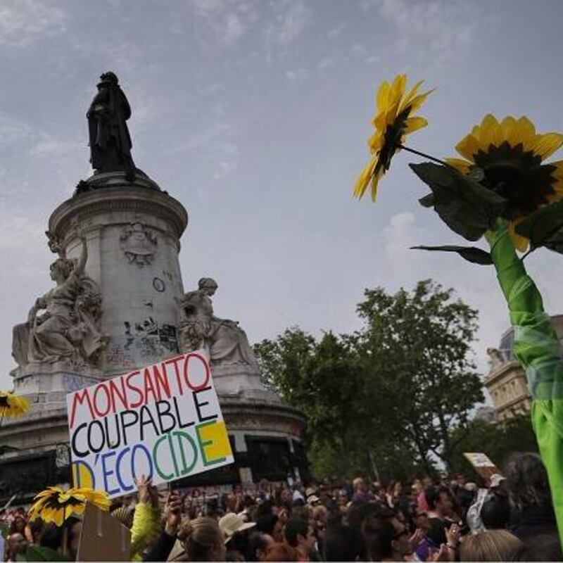 Marchan contra Monsanto en Francia