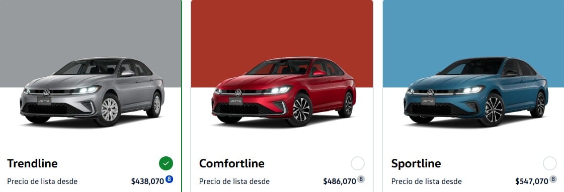 Jetta 2025 México: Así quedan los pagos al mes si das enganche del 15%