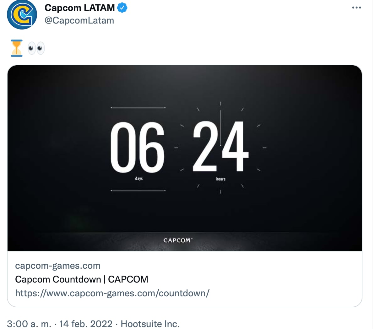 Cuenta regresiva de Capcom