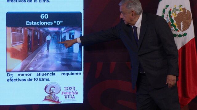 AMLO justifica la presencia de la Guardia Nacional en el Metro CDMX