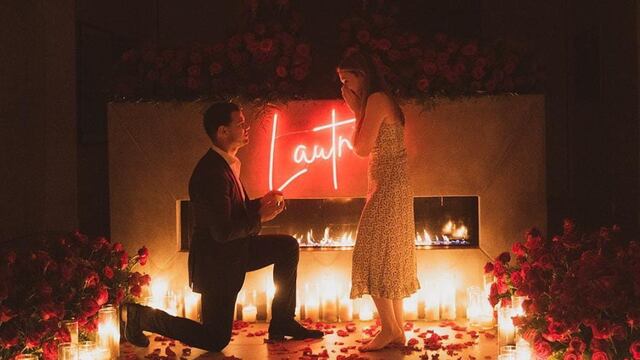 Taylor Lautner se compromete con su novia Tay Dome