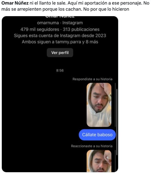Los memes no creen en las disculpas de Omar Núñez