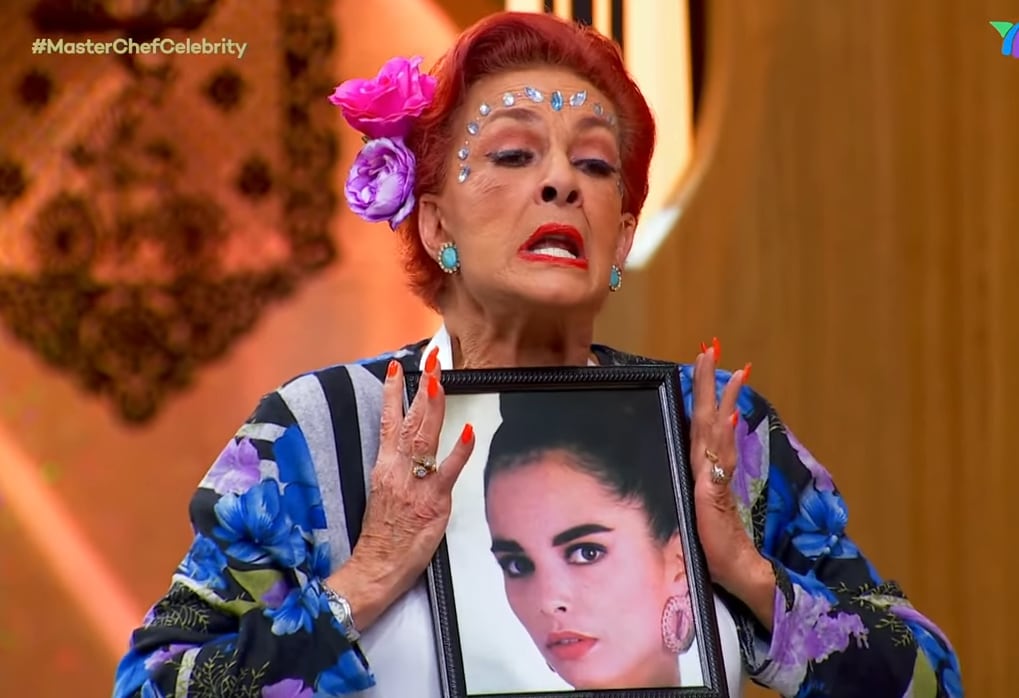 Talina Fernández expresando su amor por Mariana Levy en MasterChef Celebrity.
