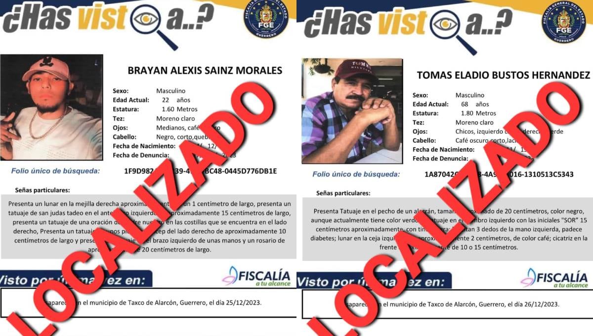 Trabajadores de Taxco encontrados