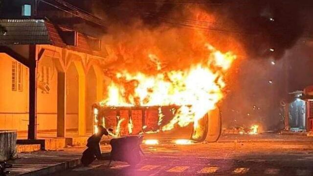 Queman ayuntamiento de Lerdo de Tejada