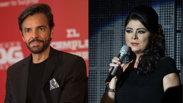 Eugenio Derbez y Victoria Ruffo.