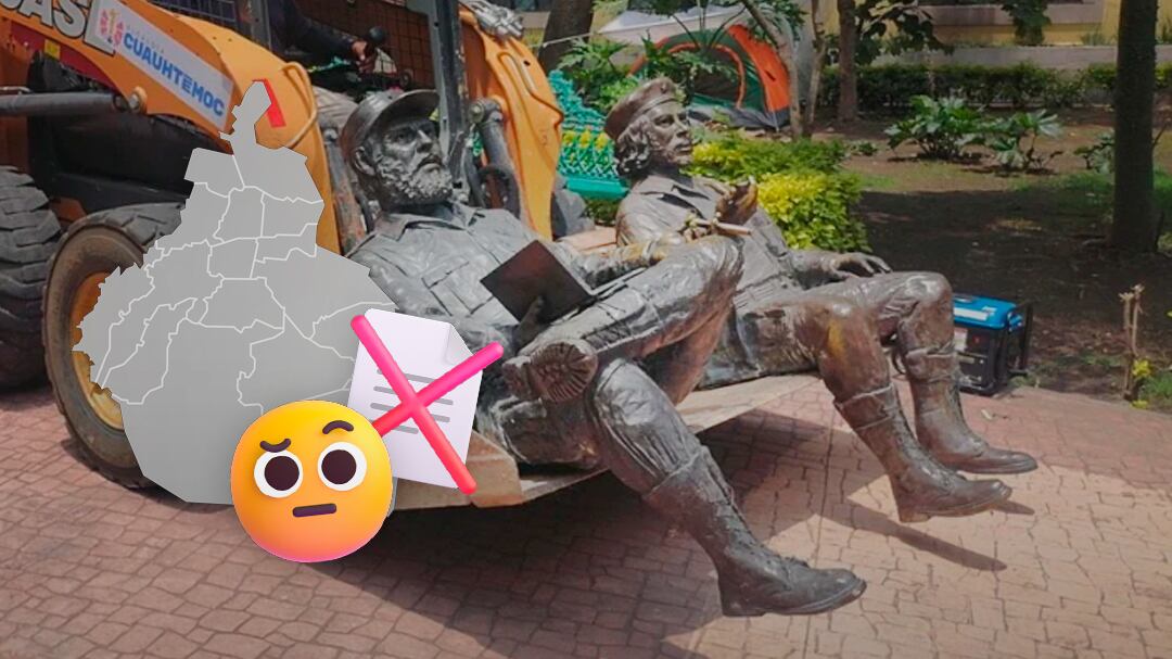 Estatuas de Fidel Castro y Che Guevara: Gobierno de CDMX acusa que retiro de Alessandra Rojo de la Vega fue ilegal
