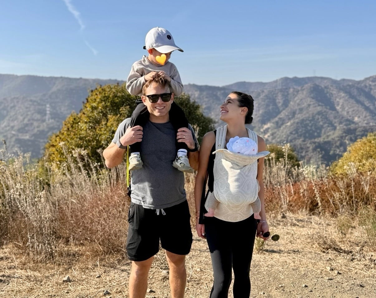 Lea Michele con su esposo e hijos