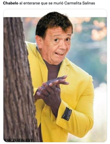 Memes de Chabelo tras muerte de Carmen Salinas