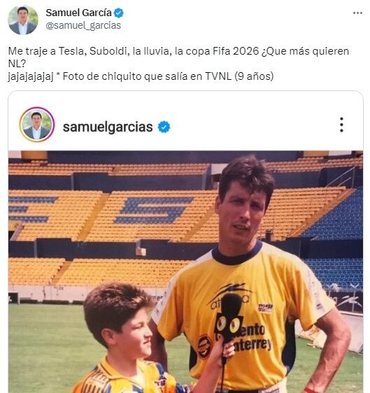 Samuel García quiso hacerse el chistoso