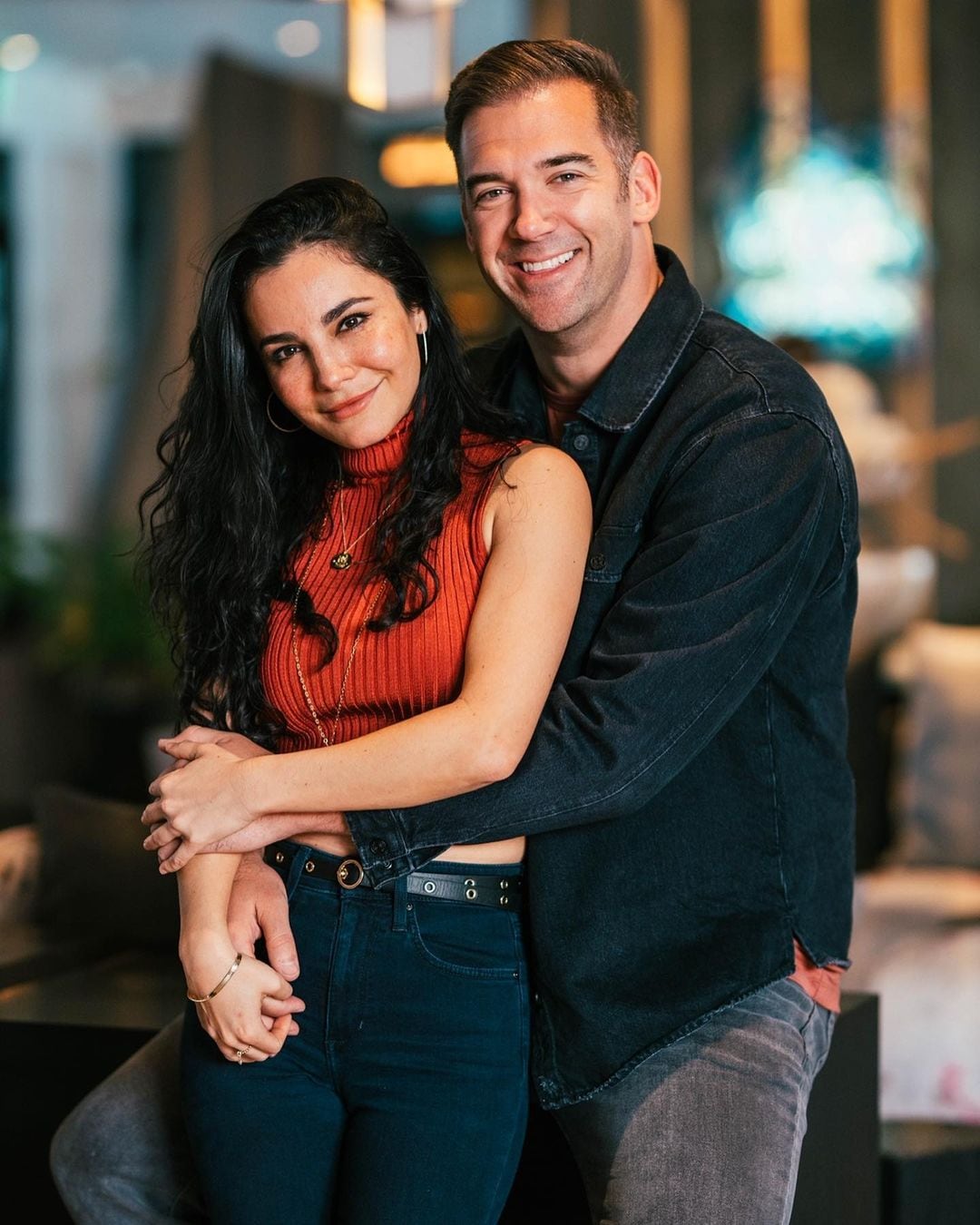 Martha Higareda y Lewis Howes