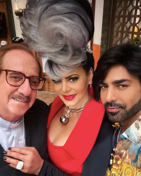 Benito Castro, Maribel Guardia y Albertano