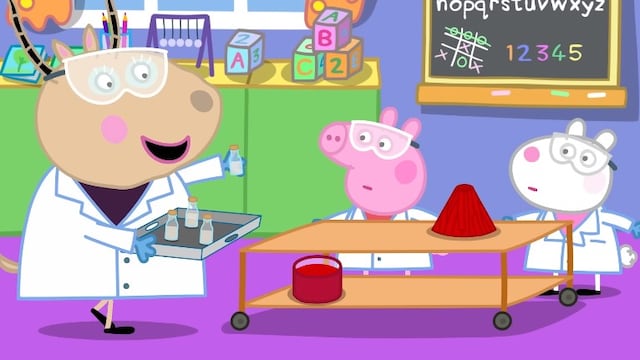 El experimento de ciencias de Peppa Pig