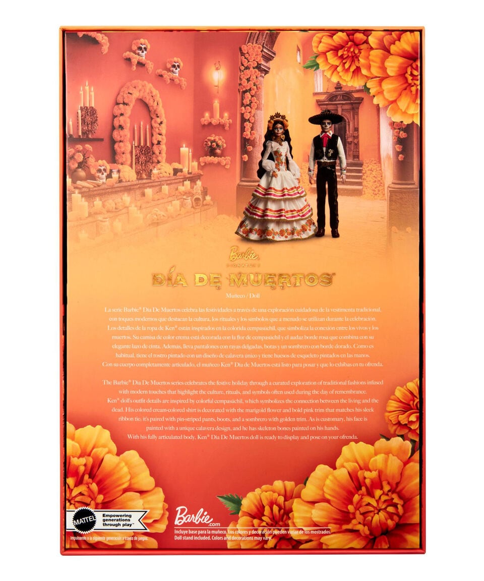 Barbie y Ken de Barbie Día de Muertos 2025