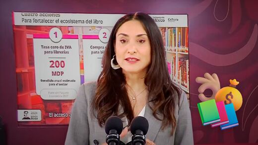 Cultura anuncia tasa cero para librerías y 50 mdp para comprar libros para bibliotecas