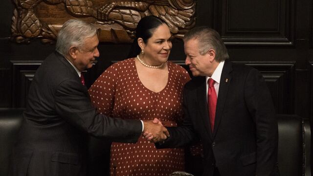 AMLO y Arturo Zaldívar en 2019