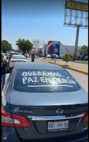 Caravana por la paz en Culiacán
