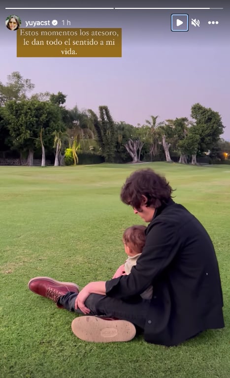 Yuya comparte tierno momento de Mar y Soddhartha