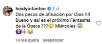Heidy Infante pide dos pesos de afinación para Luis 'Potro' Caballero
