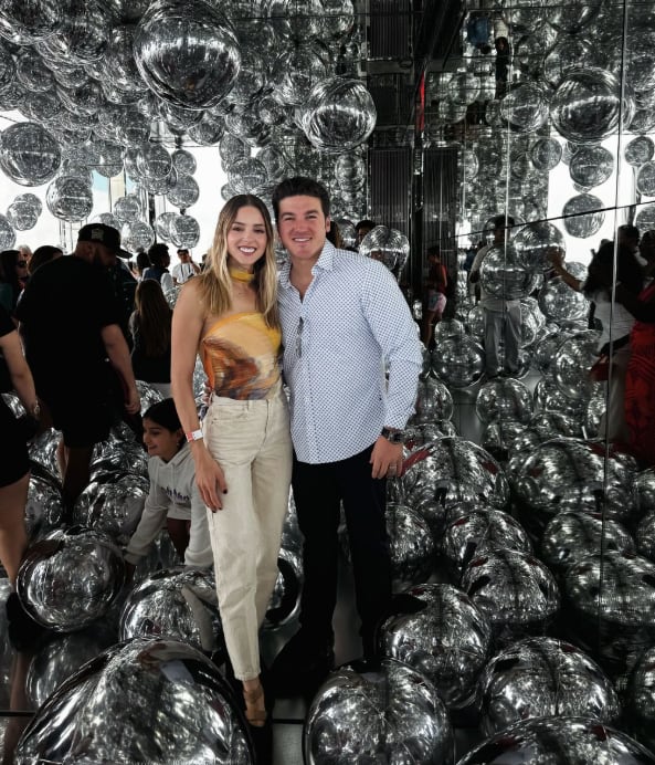 Mariana Rodríguez y Samuel García