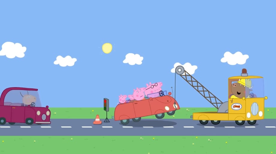 Peppa Pig de Día Nacional del Corvette