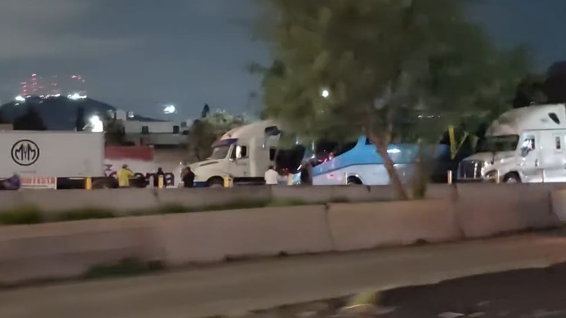 Bloqueo en la México-Pachuca: transportistas exigen protección ante robos y extorsiones