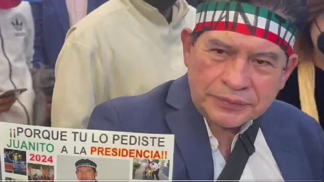Juanito se lanza rumbo a la presidencia; asegura que le ganará a la mafia de Morena