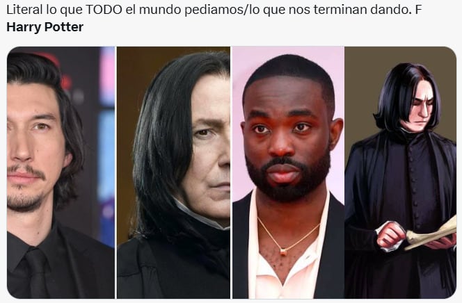 Memes sobre el elenco de la serie de Harry Potter