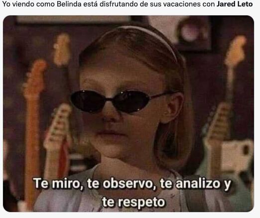 memes de Jared Leto y Belinda
