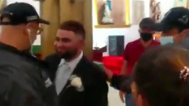 Luis Daniel Santana Hernández, boda