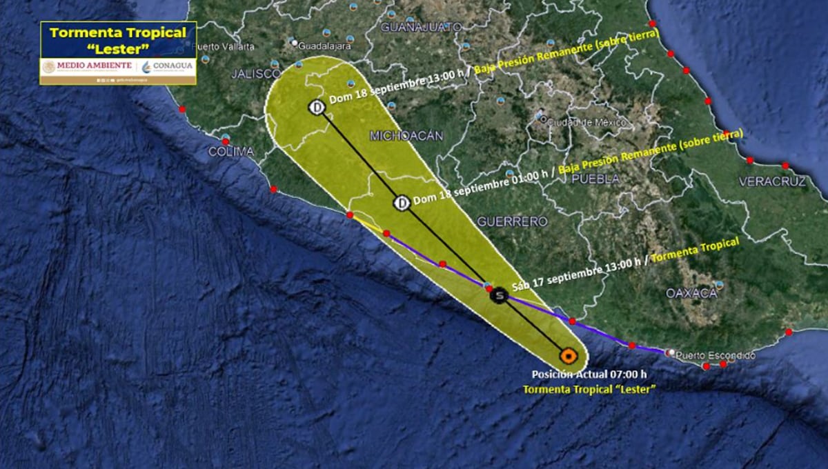 Tormenta tropical Lester