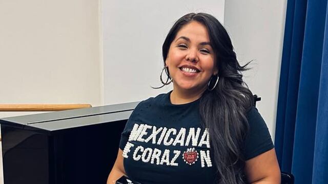 Florencia Cuenca, la protagonista de Real woman have curves en Broadway