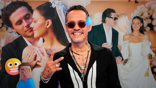 Marc Anthony habría causado tensión en la boda de Brooklyn Beckham y Nicola Peltz