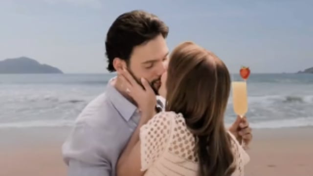 Critican a Vivir de Amor por una escena de playa filmada con pantalla verde