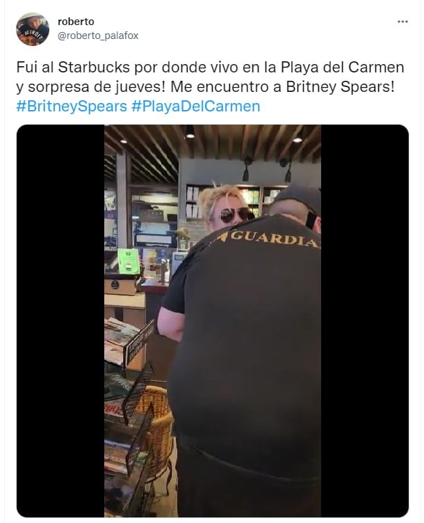 Britney Spears en Playa del Carmen, México