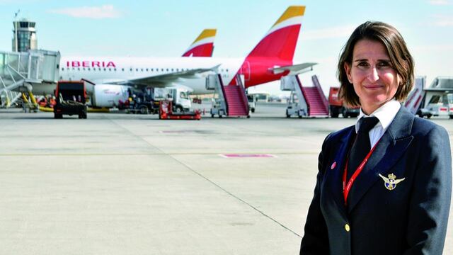 Beatriz Guash, comandante de la aerolínea Iberia