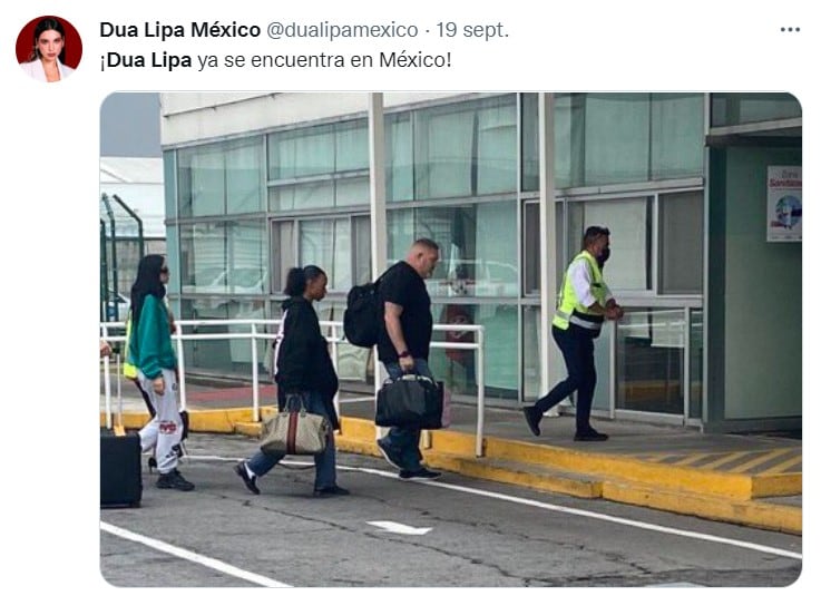 Dua Lipa llega a México