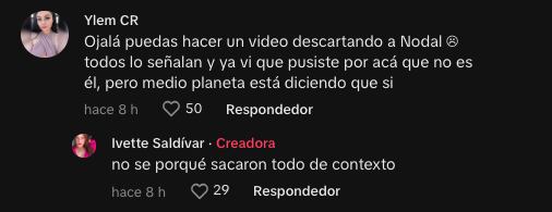 Ivette Saldívar ya dijo que Christian Nodal no es con quien se besó