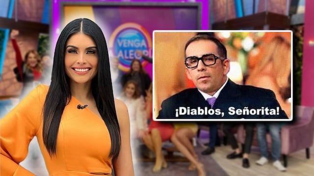 Kristal Silva hace la 'Britney señal' a Capi Pérez en Venga la Alegría